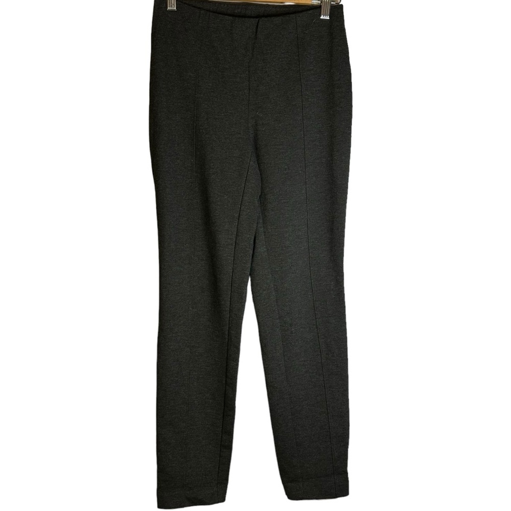 J. Jill Slim Leg‎ Gray Ponte Knit Pants Size XS #1356510